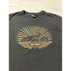 Harley Davidson Men’s Large Double Sided Graphic T-Shirt Missouri - Pre-owned